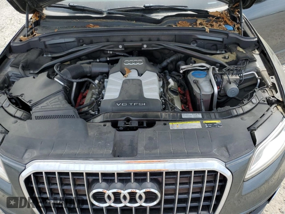 2014 Audi Q5 Premium Plus with VIN WA1DGAFP5EA077594, listed as a Copart auction lot 52020915 with 187,290 mi miles and Salvage title. Bid and sale history available at DreamBid. Image 12.