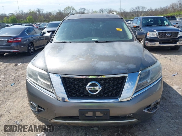 2015 Nissan Pathfinder S with VIN 5N1AR2MN7FC633528, listed as a IAAI auction lot 41905726 with 159,525 mi miles and . Bid and sale history available at DreamBid. Image 12.