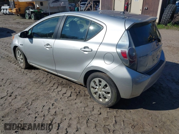 2012 Toyota Prius One with VIN JTDKDTB30C1517609, listed as a IAAI auction lot 42211418 with Not Provided miles and . Bid and sale history available at DreamBid. Image 3.