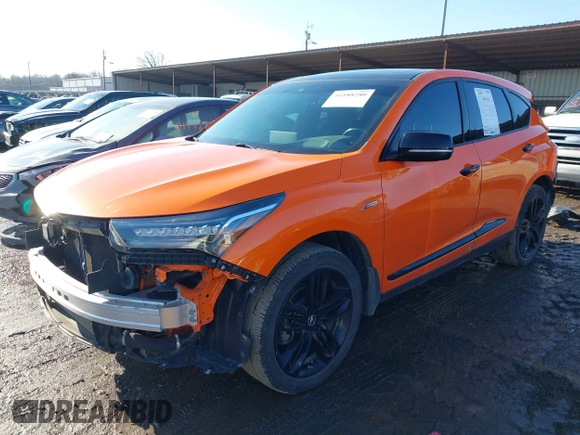2021 Acura RDX Advance with VIN 5J8TC2H72MY000298, listed as a IAAI auction lot 41188280 with 57,312 mi miles and . Bid and sale history available at DreamBid. Image 19.