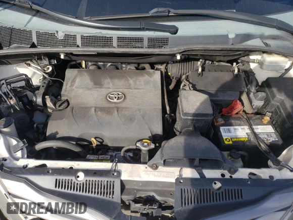 2013 Toyota Sienna XLE with VIN 5TDDK3DC2DS062598, listed as a Copart auction lot 50026545 with 130,719 mi miles and Salvage Title. Bid and sale history available at DreamBid. Image 14.