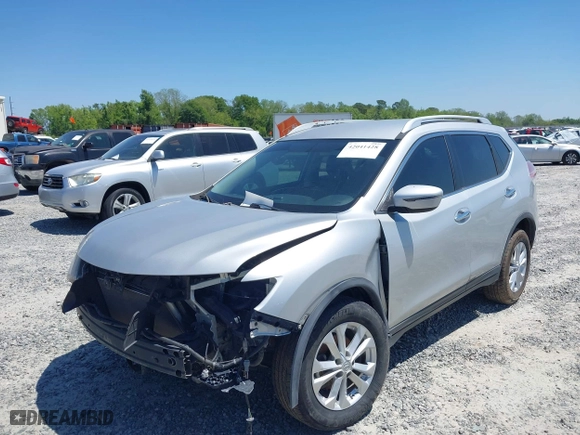 2016 Nissan Rogue S with VIN KNMAT2MV9GP604435, listed as a IAAI auction lot 42041428 with 161,948 mi miles. Bid and sale history available at carsss.com. Image 6.