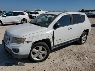 2012 Jeep Compass Limited with VIN 1C4NJCCB1CD634965, listed as a Copart auction lot 74304084 with 126,498 mi miles and Salvage Title. Bid and sale history available at DreamBid. Image 1.