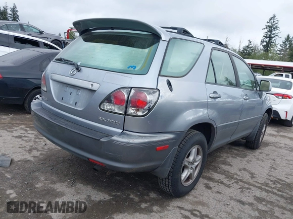 2002 Lexus RX 300 with VIN JTJHF10U020285132, listed as a IAAI auction lot 42153983 with 257,776 mi miles. Bid and sale history available at carsss.com. Image 4.