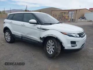 2015 Land Rover Range Rover Evoque Pure with VIN SALVN2BG6FH074216, listed as a IAAI auction lot 41945893 with 91,939 mi miles. Bid and sale history available at carsss.com. Image 1.