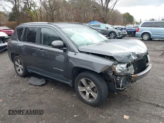 2017 Jeep Compass Latitude with VIN 1C4NJDEBXHD100521, listed as a IAAI auction lot 40924755 with 94,505 mi miles and . Bid and sale history available at DreamBid. Image 1.