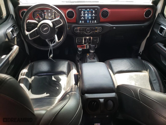 2020 Jeep Gladiator Rubicon with VIN 1C6JJTBG3LL138767, listed as a Copart auction lot 58490974 with 48,542 mi miles and Salvage Title. Bid and sale history available at carsss.com. Image 8.