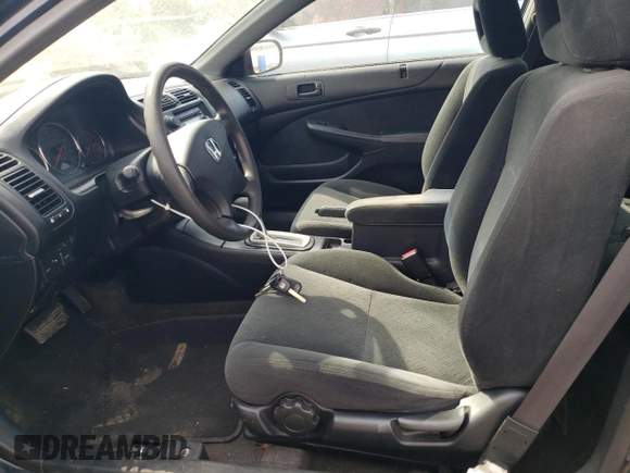 2005 Honda Civic Cpe LX with VIN 1HGEM22555L075234, listed as a Copart auction lot 53936455 with 143,062 mi miles and Clean Title. Bid and sale history available at carsss.com. Image 7.
