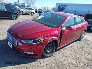 2017 Ford Fusion Titanium with VIN 3FA6P0K91HR282202, listed as a IAAI auction lot 41902812 with 110,920 mi miles. Bid and sale history available at carsss.com. Image 2.