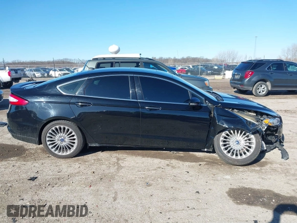 2016 Ford Fusion Titanium with VIN 3FA6P0K95GR135766, listed as a IAAI auction lot 41735040 with 99,256 mi miles. Bid and sale history available at carsss.com. Image 13.