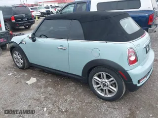 2011 MINI Cooper Convertible s with VIN WMWZP3C5XBTX84469, listed as a IAAI auction lot 41738707 with 77,464 mi miles. Bid and sale history available at carsss.com. Image 3.