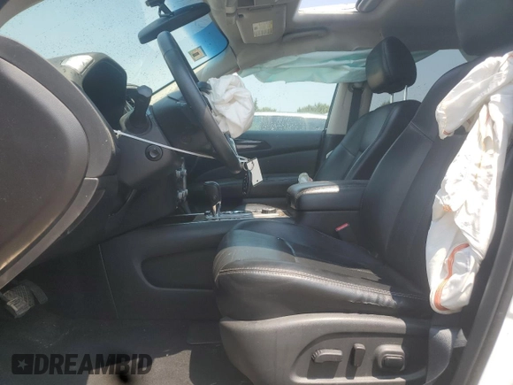 2015 Nissan Pathfinder SL z VIN 5N1AR2MMXFC652386, wystawiony jako Copart lot #59225715 z przebiegiem 76 089 mil mil oraz Szkoda całkowita • Salvage title. Historia ofert i sprzedaży dostępna na DreamBid. Obrazek 7.