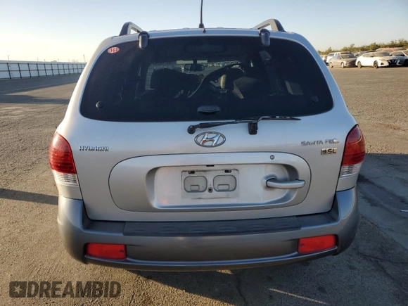 2005 Hyundai Santa Fe GLS with VIN KM8SC13E35U944772, listed as a Copart auction lot 76076634 with 115,754 mi miles and Salvage Title. Bid and sale history available at carsss.com. Image 6.