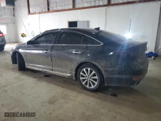 2016 Hyundai Sonata 2.4L Sport with VIN 5NPE34AF4GH356763, listed as a Copart auction lot 46687615 with 55,702 mi miles and Salvage Title. Bid and sale history available at carsss.com. Image 2.