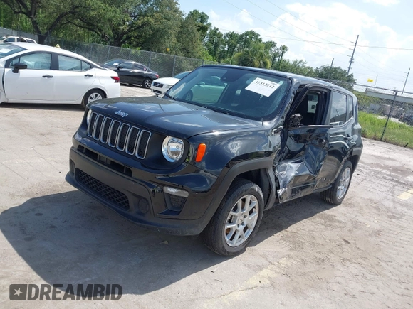 2023 Jeep Renegade Latitude with VIN ZACNJDB10PPP56011, listed as a IAAI auction lot 42512212 with 40,214 mi miles and . Bid and sale history available at DreamBid. Image 17.
