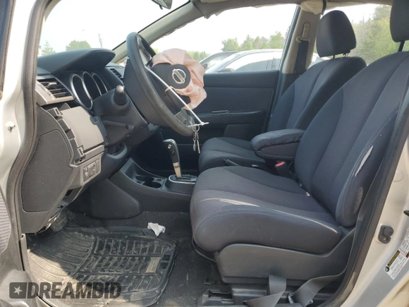 2007 Nissan Versa SL with VIN 3N1BC11E87L401537, listed as a Copart auction lot 60481435 with 383,005 mi miles and Salvage title. Bid and sale history available at DreamBid. Image 7.