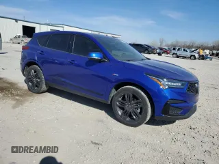 2019 Acura RDX w/A-Spec Pkg with VIN 5J8TC2H61KL024092, listed as a Copart auction lot 45324094 with 82,352 mi miles and Salvage Title. Bid and sale history available at carsss.com. Image 4.