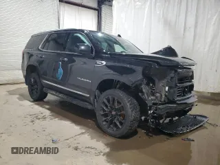2022 GMC Yukon SLT with VIN 1GKS2BKT3NR282583, listed as a Copart auction lot 43571195 with 79,008 mi miles and Salvage Title. Bid and sale history available at carsss.com. Image 4.