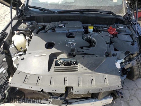 2023 Infiniti QX50 Sport with VIN 3PCAJ5FB0PF114339, listed as a Copart auction lot 57389284 with 11,462 mi miles and Salvage Title. Bid and sale history available at DreamBid. Image 12.