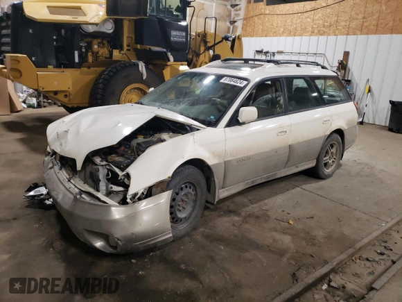 2003 Subaru Legacy Outback Limited with VIN 4S3BH686837651627, listed as a Copart auction lot 87084624 with Not provided miles and Salvage title. Bid and sale history available at DreamBid. Image 1.