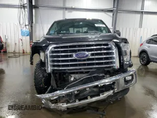 2015 Ford F-150 XLT with VIN 1FTEW1EGXFFB70128, listed as a Copart auction lot 50907155 with 152,504 mi miles and Salvage Title. Bid and sale history available at carsss.com. Image 5.