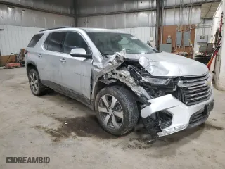 2022 Chevrolet Traverse LT Leather with VIN 1GNEVHKW6NJ140019, listed as a Copart auction lot 88879675 with 78,293 mi miles and Salvage Title. Bid and sale history available at carsss.com. Image 4.
