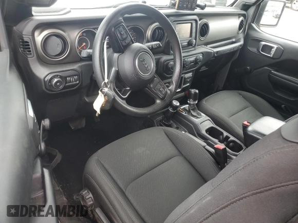 2018 Jeep Wrangler Sport с VIN 1C4GJXAN0JW291922, выставлен на аукционе Copart как лот 57494065 с пробегом 51 660 миль миль и Чистый • Clean title. История ставок и продаж доступна на DreamBid. Изображение 8.
