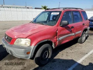 2001 Honda CR-V LX with VIN JHLRD284X1C006289, listed as a Copart auction lot 71057054 with 231,149 mi miles and Salvage Title. Bid and sale history available at carsss.com. Image 1.