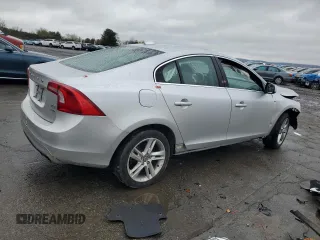 2015 Volvo S60 T5 Premier with VIN YV1612TB8F1302889, listed as a Copart auction lot 52583955 with 91,389 mi miles and Salvage Title. Bid and sale history available at carsss.com. Image 3.