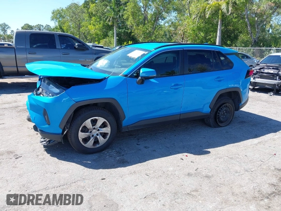2019 Toyota RAV4 LE with VIN 2T3K1RFV6KW026338, listed as a IAAI auction lot 41763193 with 152,909 mi miles. Bid and sale history available at carsss.com. Image 20.