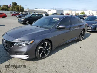 2020 Honda Accord Sport z VIN 1HGCV2F38LA026230, wystawiony jako Copart lot #59976255 z przebiegiem 93 453 mil mil oraz Szkoda całkowita • Salvage title. Historia ofert i sprzedaży dostępna na DreamBid. Obrazek 1.