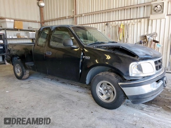 1998 Ford F-150 XL with VIN 1FTZX0725WKB83760, listed as a Copart auction lot 60988225 with 243,361 mi miles and Salvage title. Bid and sale history available at DreamBid. Image 4.