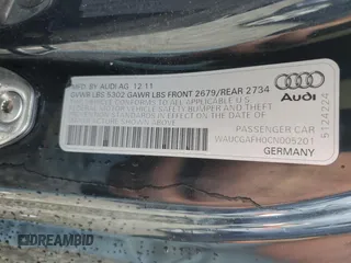 2012 Audi S5 Premium Plus z VIN WAUCGAFH0CN005201, wystawiony jako Copart lot #76103784 z przebiegiem 134 768 mil mil oraz Szkoda całkowita • Salvage title. Historia ofert i sprzedaży dostępna na DreamBid. Obrazek 12.