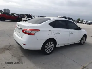 2015 Nissan Sentra S with VIN 3N1AB7AP7FY376067, listed as a Copart auction lot 51502025 with 143,619 mi miles and Clean Title. Bid and sale history available at carsss.com. Image 3.