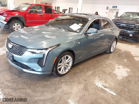2023 Cadillac CT4 Luxury with VIN 1G6DJ5RK8P0126507, listed as a IAAI auction lot 41905448 with 41,758 mi miles. Bid and sale history available at carsss.com. Image 17.