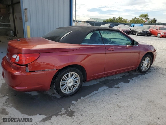 2008 Chrysler Sebring LX with VIN 1C3LC45K98N681848, listed as a Copart auction lot 69414384 with 99,117 mi miles and Salvage Title. Bid and sale history available at carsss.com. Image 3.
