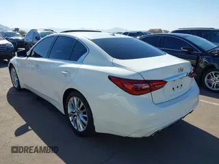2019 Infiniti Q50 3.0t LUXE with VIN JN1EV7AP5KM514713, listed as a IAAI auction lot 41528021 with 90,306 mi miles. Bid and sale history available at carsss.com. Image 3.