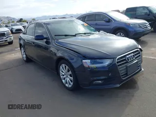 2013 Audi A4 Premium z VIN WAUAFAFL1DN028339, wystawiony jako IAAI lot #41963256 z przebiegiem 242 697 mil mil oraz . Historia ofert i sprzedaży dostępna na DreamBid. Obrazek 1.