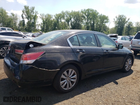 2011 Honda Accord EX with VIN 1HGCP2F77BA017840, listed as a Copart auction lot 62904745 with 121,104 mi miles and Salvage title. Bid and sale history available at DreamBid. Image 3.