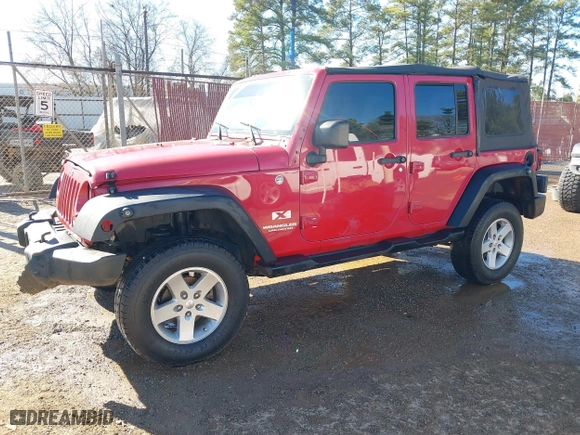 2008 Jeep Wrangler Unlimited X with VIN 1J4GA39158L545379, listed as a IAAI auction lot 41374122 with 208,206 mi miles. Bid and sale history available at carsss.com. Image 20.