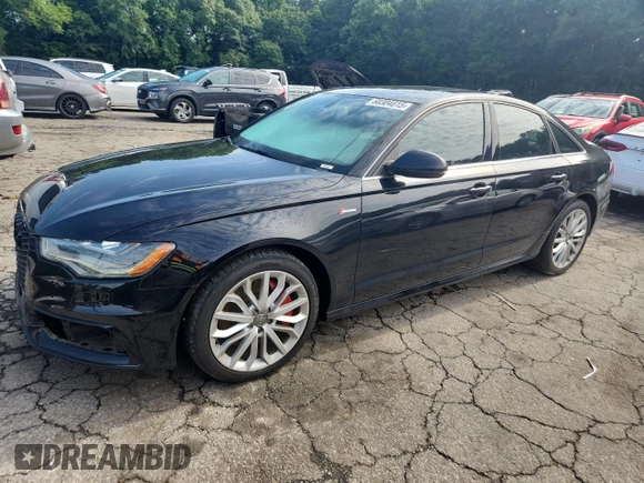 2014 Audi A6 Prestige with VIN WAUHGAFCXEN008586, listed as a Copart auction lot 60304815 with 133,577 mi miles and Salvage title. Bid and sale history available at DreamBid. Image 1.