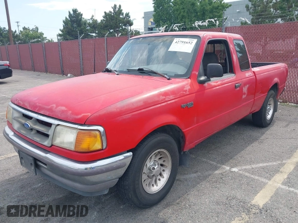 1996 Ford Ranger XL with VIN 1FTCR14A2TPA65567, listed as a IAAI auction lot 42791652 with 136,184 mi miles and . Bid and sale history available at DreamBid. Image 2.