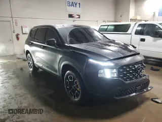 2022 Hyundai Santa Fe SE z VIN 5NMS14AJ5NH408912, wystawiony jako Copart lot #48761875 z przebiegiem 77 341 mil mil oraz Szkoda całkowita • Salvage title. Historia ofert i sprzedaży dostępna na DreamBid. Obrazek 4.