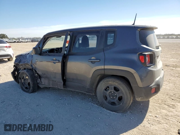2018 Jeep Renegade Sport with VIN ZACCJAAB8JPG97428, listed as a Copart auction lot 87673395 with 91,391 mi miles and Salvage Title. Bid and sale history available at DreamBid. Image 2.