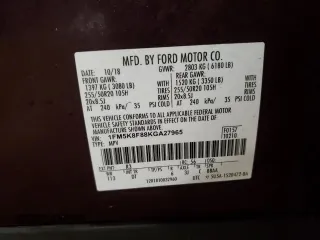 2019 Ford Explorer Limited с VIN 1FM5K8F88KGA27965, выставлен на аукционе Copart как лот 86899374 с пробегом 136 040 миль миль и Списание • Salvage title. История ставок и продаж доступна на DreamBid. Изображение 14.