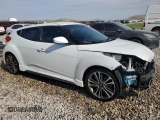 2016 Hyundai Veloster Turbo z VIN KMHTC6AE6GU302201, wystawiony jako Copart lot #54613235 z przebiegiem 105 796 mil mil oraz Szkoda całkowita • Salvage title. Historia ofert i sprzedaży dostępna na DreamBid. Obrazek 4.