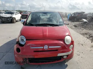 2012 FIAT 500 Lounge with VIN 3C3CFFCR0CT121390, listed as a Copart auction lot 54912265 with 109,885 mi miles and Salvage title. Bid and sale history available at DreamBid. Image 5.