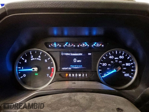 2017 Ford F-250 XL with VIN 1FT7W2A62HEB60259, listed as a Copart auction lot 63471355 with 107,247 mi miles and Clean title. Bid and sale history available at DreamBid. Image 9.