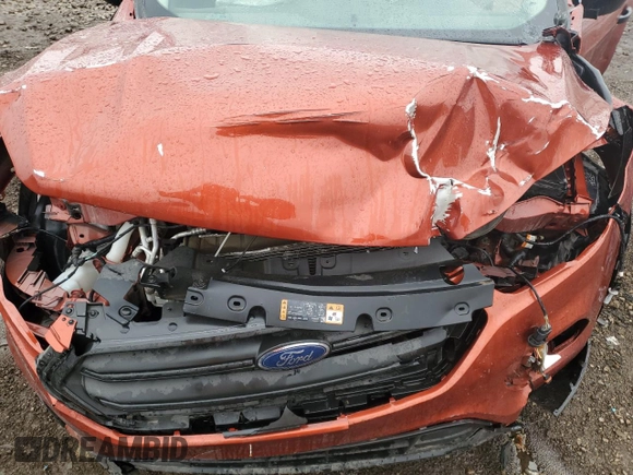 2019 Ford Escape S with VIN 1FMCU0F75KUC55191, listed as a Copart auction lot 58236645 with Not provided miles and Salvage title. Bid and sale history available at DreamBid. Image 11.