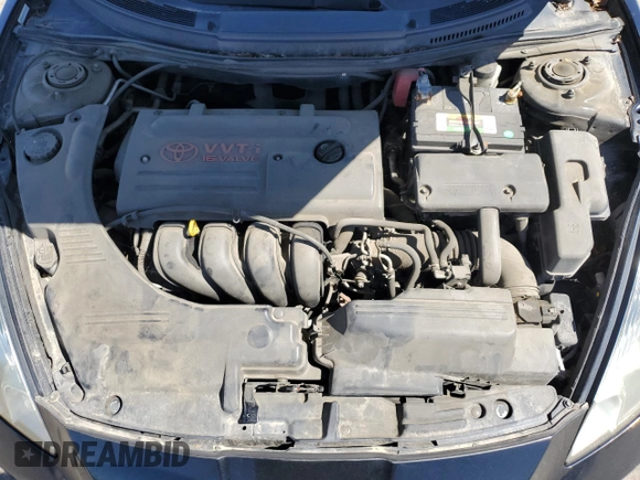 2003 Toyota Celica GT with VIN JTDDR32T730144794, listed as a Copart auction lot 54597614 with 175,721 mi miles and Clean Title. Bid and sale history available at carsss.com. Image 11.